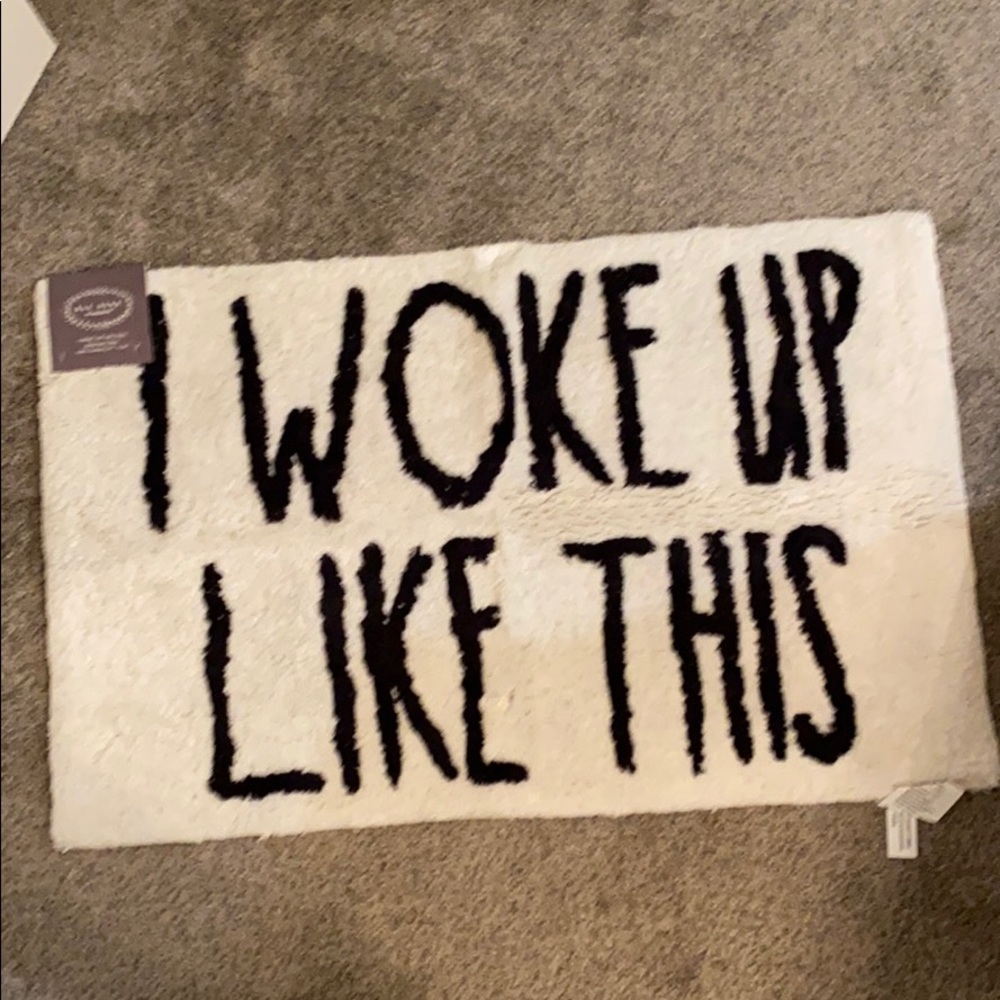 Rae Dunn 21”x34” I Woke Up Like This NWT